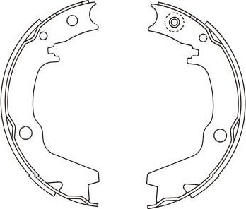 Kavo Parts BS-6417 - Jeu de mâchoires de frein cwaw.fr