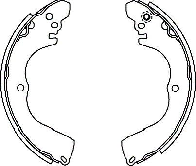 Kavo Parts BS-6425 - Jeu de mâchoires de frein cwaw.fr