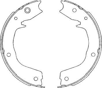 Kavo Parts BS-6422 - Jeu de mâchoires de frein cwaw.fr