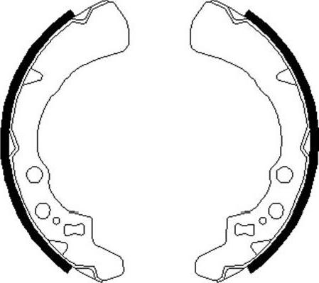 Kavo Parts BS-1904 - Jeu de mâchoires de frein cwaw.fr