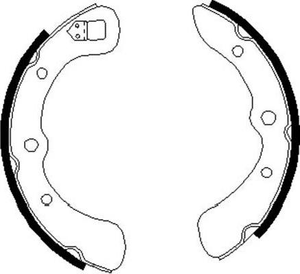 Kavo Parts BS-1900 - Jeu de mâchoires de frein cwaw.fr