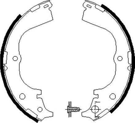 Kavo Parts BS-1908 - Jeu de mâchoires de frein cwaw.fr