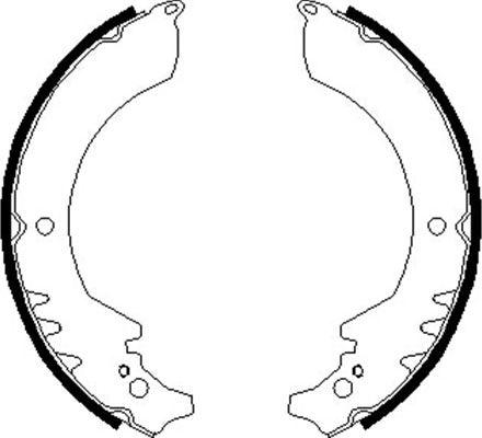 Kavo Parts BS-1903 - Jeu de mâchoires de frein cwaw.fr