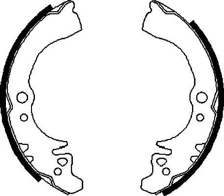 Kavo Parts BS-1911 - Jeu de mâchoires de frein cwaw.fr