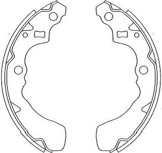 Kavo Parts BS-1920 - Jeu de mâchoires de frein cwaw.fr