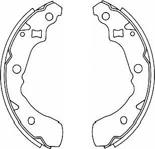 Kavo Parts BS-1921 - Jeu de mâchoires de frein cwaw.fr