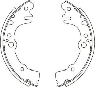 Kavo Parts BS-1923 - Jeu de mâchoires de frein cwaw.fr