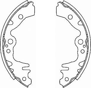 Kavo Parts BS-1922 - Jeu de mâchoires de frein cwaw.fr