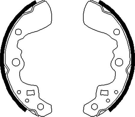 Kavo Parts BS-8909 - Jeu de mâchoires de frein cwaw.fr