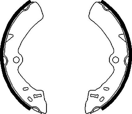 Kavo Parts BS-8902 - Jeu de mâchoires de frein cwaw.fr