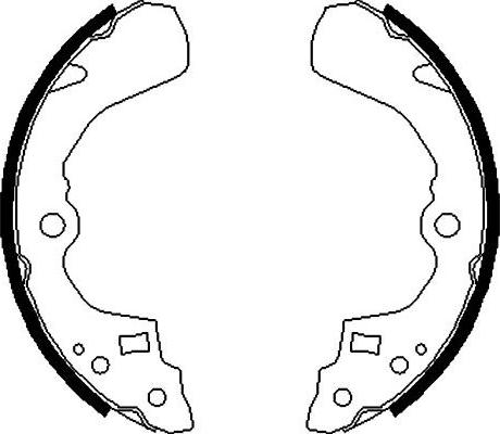 Kavo Parts BS-8907 - Jeu de mâchoires de frein cwaw.fr