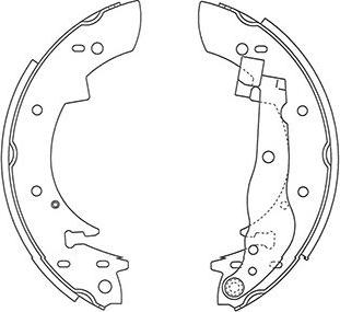 Kavo Parts BS-8935 - Jeu de mâchoires de frein cwaw.fr