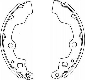 Kavo Parts BS-8930 - Jeu de mâchoires de frein cwaw.fr