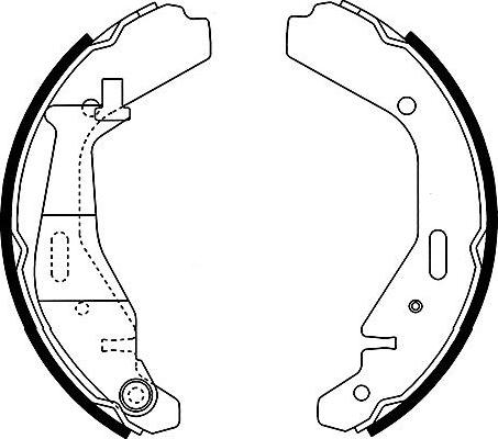 Kavo Parts BS-8926 - Jeu de mâchoires de frein cwaw.fr