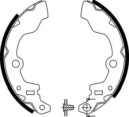 Kavo Parts BS-8921 - Jeu de mâchoires de frein cwaw.fr