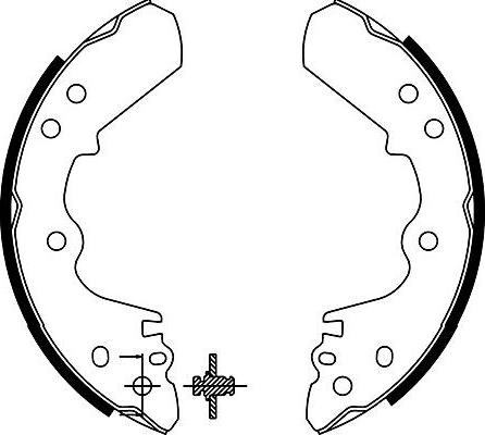 Kavo Parts BS-3909 - Jeu de mâchoires de frein cwaw.fr