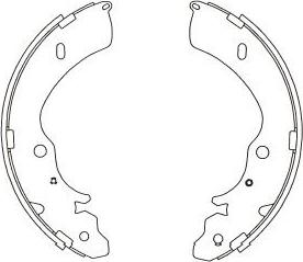 Kavo Parts BS-3922 - Jeu de mâchoires de frein cwaw.fr