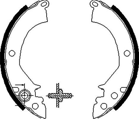 Kavo Parts BS-3402 - Jeu de mâchoires de frein cwaw.fr