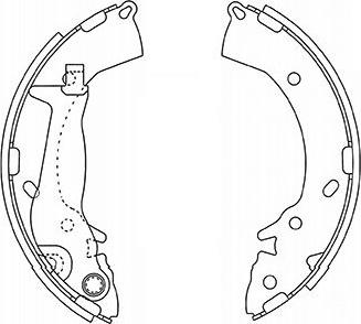 Kavo Parts BS-3415 - Jeu de mâchoires de frein cwaw.fr