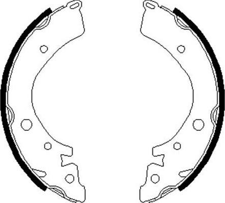 Kavo Parts BS-2904 - Jeu de mâchoires de frein cwaw.fr