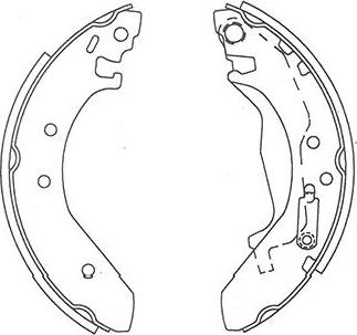 Kavo Parts BS-2905 - Jeu de mâchoires de frein cwaw.fr