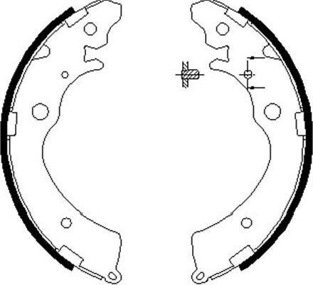 Kavo Parts BS-2907 - Jeu de mâchoires de frein cwaw.fr