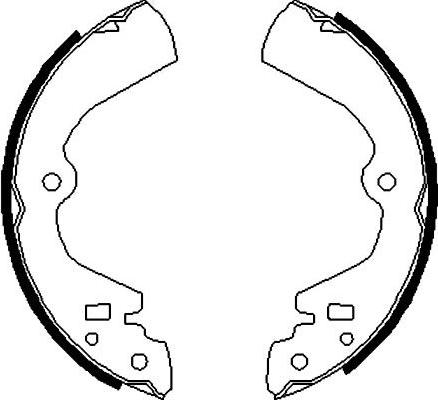 Kavo Parts BS-7409 - Jeu de mâchoires de frein cwaw.fr