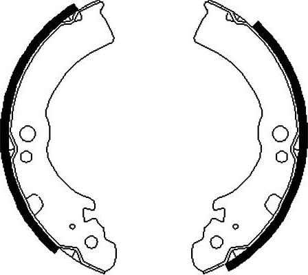 Kavo Parts BS-7403 - Jeu de mâchoires de frein cwaw.fr