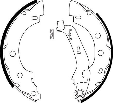 Kavo Parts BS-7419 - Jeu de mâchoires de frein cwaw.fr