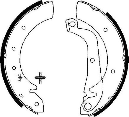 Kavo Parts BS-7415 - Jeu de mâchoires de frein cwaw.fr