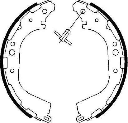 Kavo Parts BS-7418 - Jeu de mâchoires de frein cwaw.fr