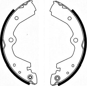 Kavo Parts BS-7430 - Jeu de mâchoires de frein cwaw.fr