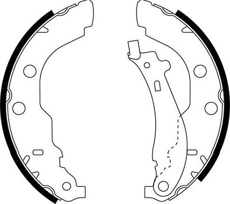 Kavo Parts BS-7424 - Jeu de mâchoires de frein cwaw.fr