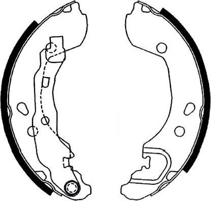 Kavo Parts BS-7420 - Jeu de mâchoires de frein cwaw.fr