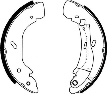 Kavo Parts BS-7428 - Jeu de mâchoires de frein cwaw.fr