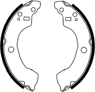 Kavo Parts BS-7427 - Jeu de mâchoires de frein cwaw.fr