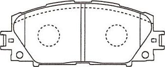 Kavo Parts KBP-9140 - Kit de plaquettes de frein, frein à disque cwaw.fr