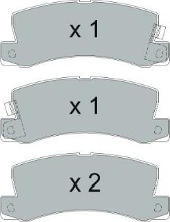 Kavo Parts KBP-9138 - Kit de plaquettes de frein, frein à disque cwaw.fr