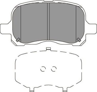 Kavo Parts KBP-9129 - Kit de plaquettes de frein, frein à disque cwaw.fr