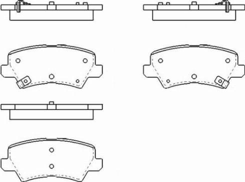 Kavo Parts KBP-4581 - Kit de plaquettes de frein, frein à disque cwaw.fr