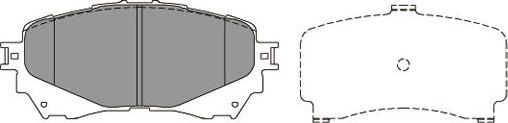 Kavo Parts KBP-4570 - Kit de plaquettes de frein, frein à disque cwaw.fr