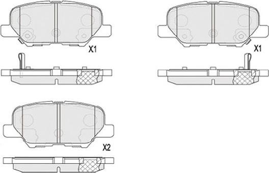 Kavo Parts KBP-5551 - Kit de plaquettes de frein, frein à disque cwaw.fr