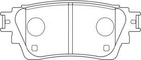 Kavo Parts KBP-5564 - Kit de plaquettes de frein, frein à disque cwaw.fr