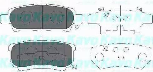 Sangsin Brake SP2076 - Kit de plaquettes de frein, frein à disque cwaw.fr