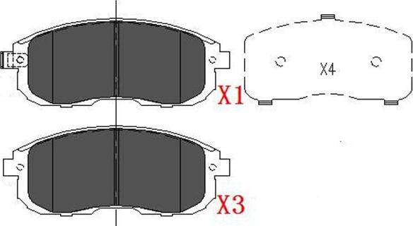 Kavo Parts KBP-6557 - Kit de plaquettes de frein, frein à disque cwaw.fr