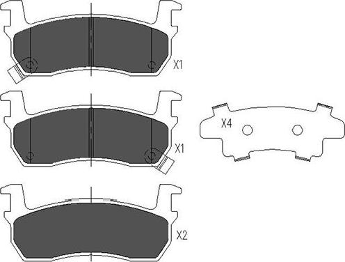 Kavo Parts KBP-6530 - Kit de plaquettes de frein, frein à disque cwaw.fr