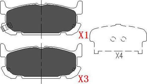 Kavo Parts KBP-6571 - Kit de plaquettes de frein, frein à disque cwaw.fr