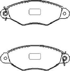 Kavo Parts KBP-6608 - Kit de plaquettes de frein, frein à disque cwaw.fr