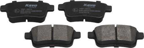 Kavo Parts KBP-10070 - Kit de plaquettes de frein, frein à disque cwaw.fr