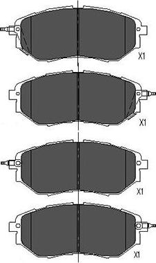 Kavo Parts KBP-8020 - Kit de plaquettes de frein, frein à disque cwaw.fr